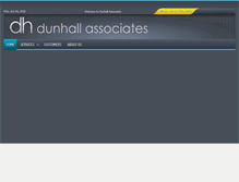 Tablet Screenshot of dunhall.com